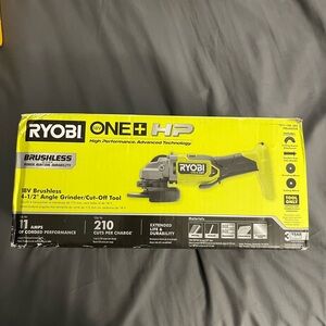 Ryobi 18V Brushless Angle Grinder w/ 1.5ah